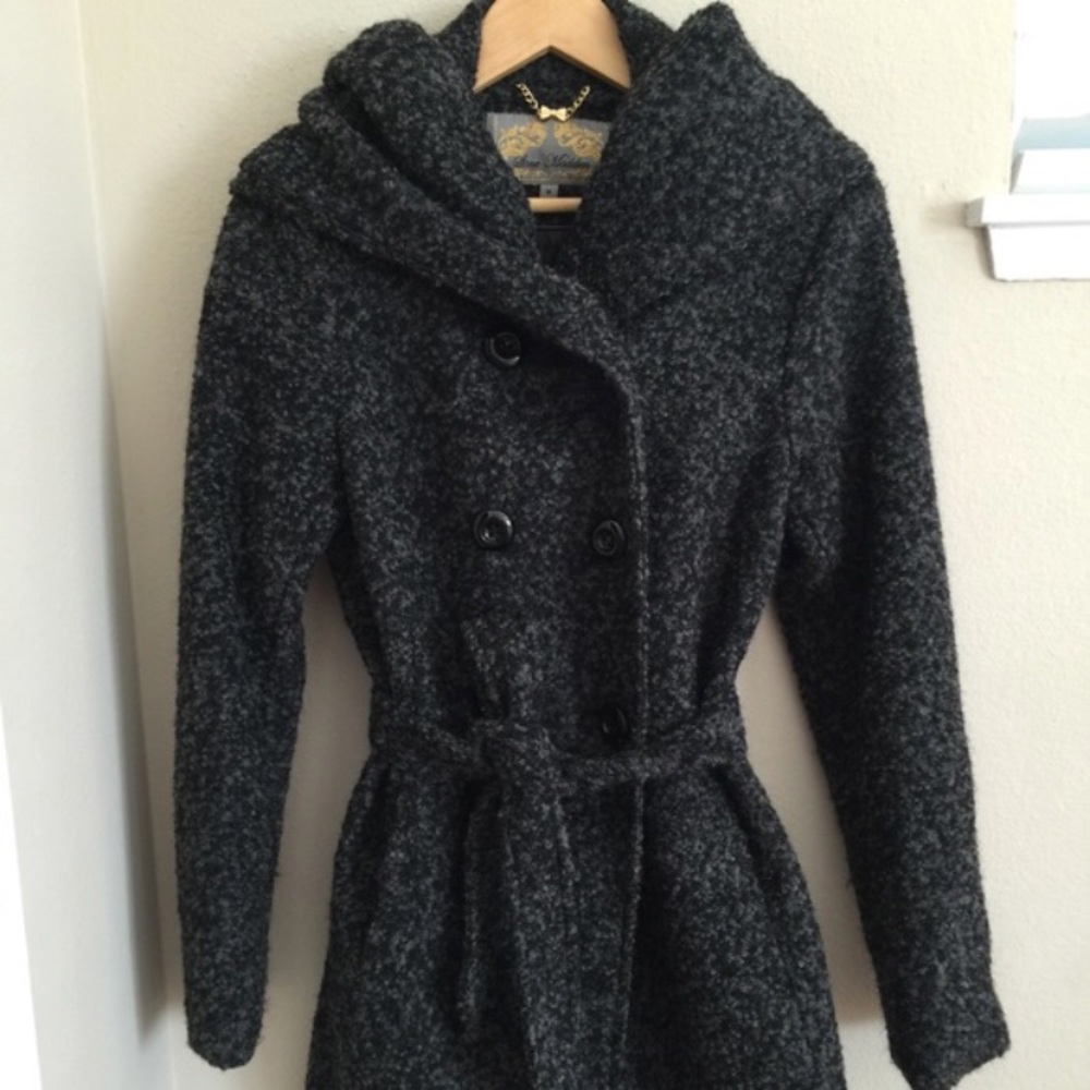 Steve Madden Overside Hood Warm Coat